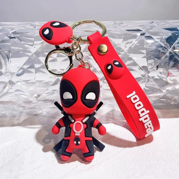 Deadpool Keychain Cute PVC Doll Figure - Image 5