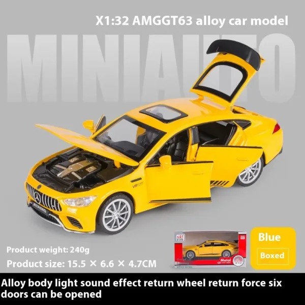 1:32 Mercedes Benz AMG GT63 Diecast Model - Image 10