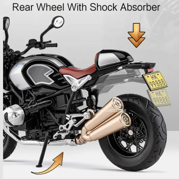 1/12 Scale R nineT Scrambler Motorcycle Model - Image 5