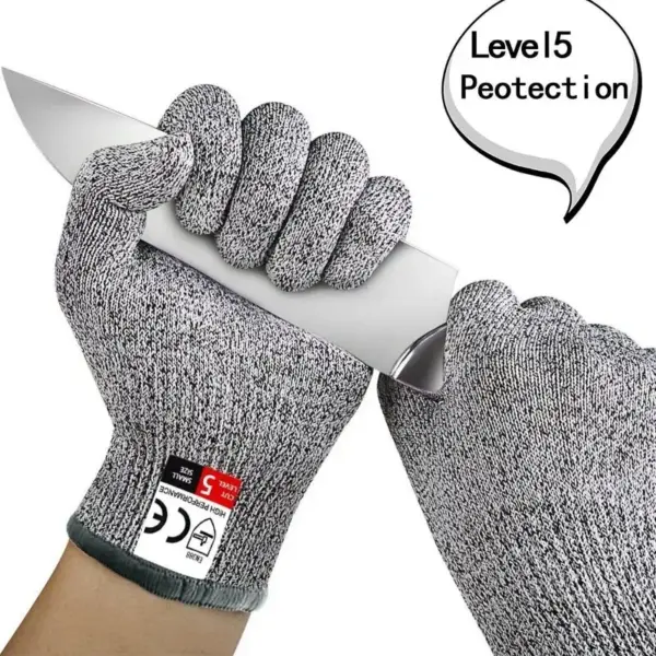 Grade 5 Anti-Cut HPPE Safety Gloves - Image 7