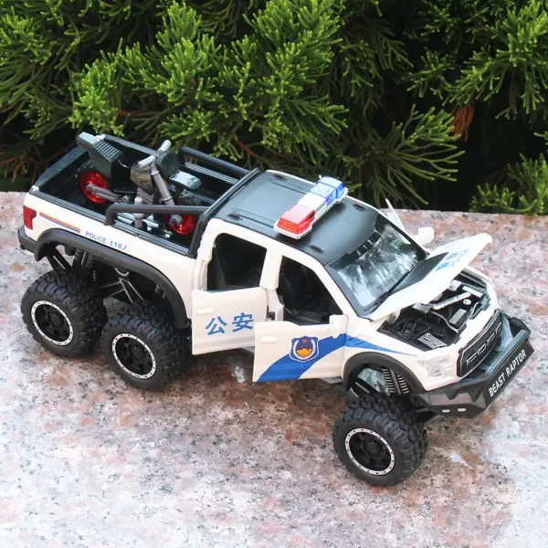 1:28 Scale Ford RAPTOR F150 Diecast Model - Image 3