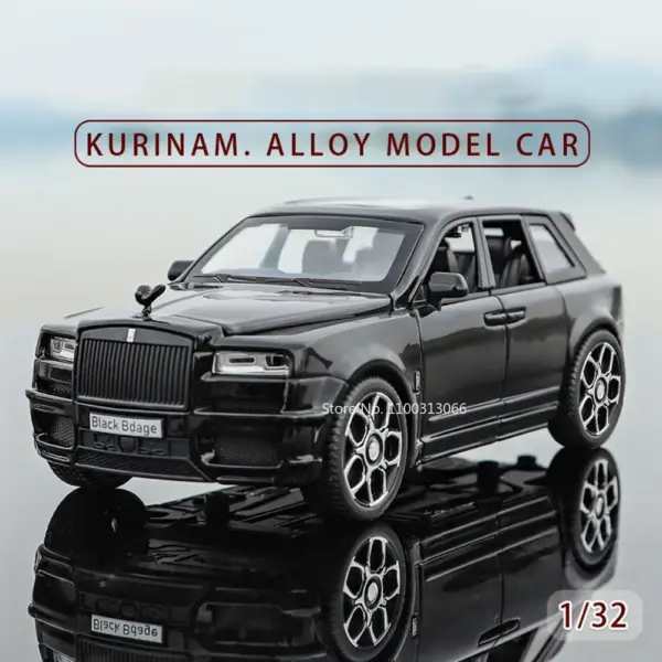 1:32 Rolls Royce Cullinan Alloy Model Car - Image 6