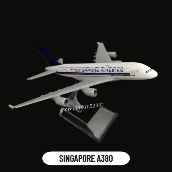 1:400 Scale Metal Airbus A380 Model Plane - Image 38