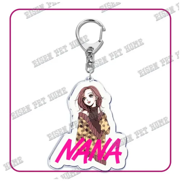 Nana Anime Keychain with Black Stones Pendant - Image 13