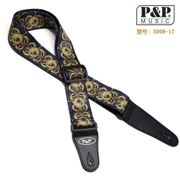 Adjustable 2-Inch Cotton Guitar Strap - Image 8