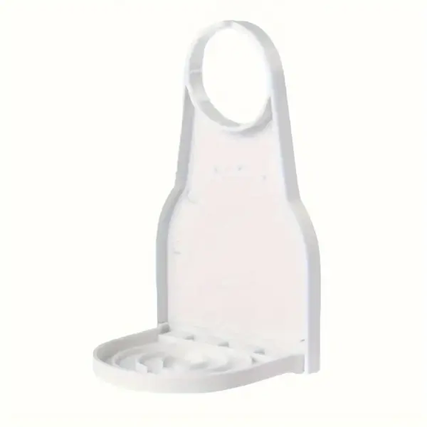 2 PCS White Plastic Organizer Soap Dish Holders