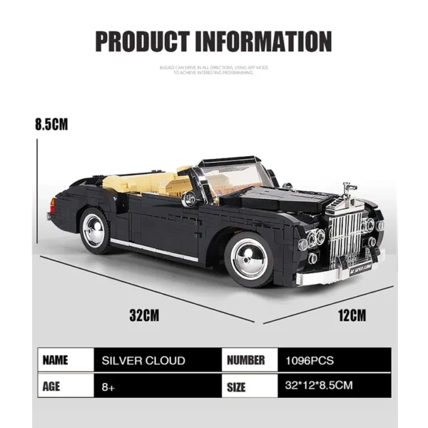 Classic Retro Car Building Block Model Toy - Image 10