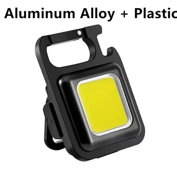 Portable Mini LED Keychain Flashlight USB Rechargeable - Image 8