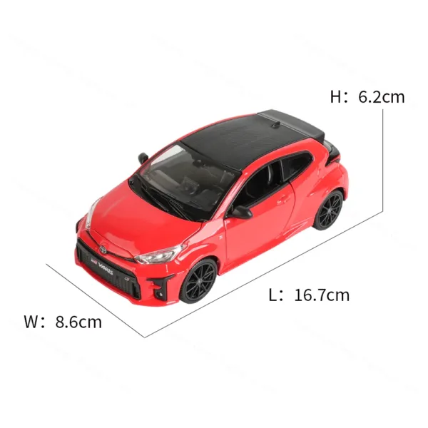 Maisto 1:24 Toyota GR Yaris Diecast Model Car - Image 3