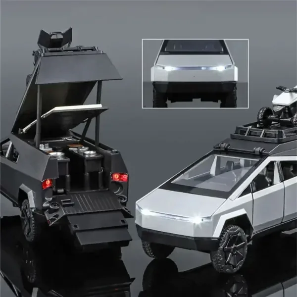 1:32 Tesla Cybertruck Diecast Model Toy - Image 2