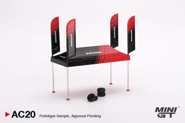 MINIGT 1:64 Paddock Service Tent Set