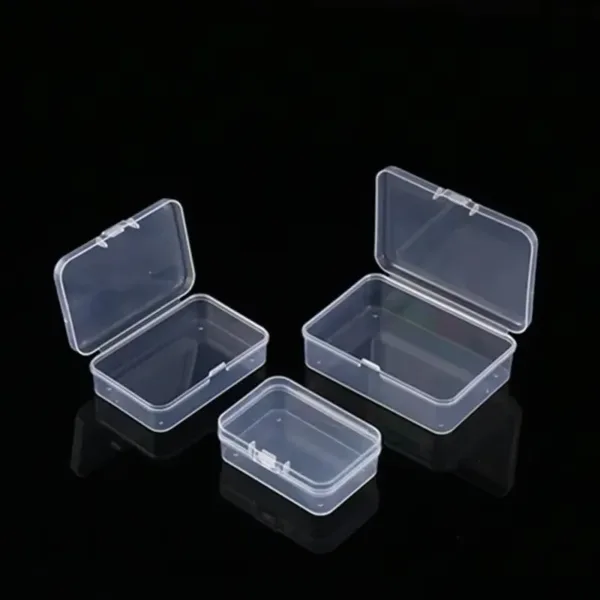 Translucent Rectangular Storage Box for Sundries - Image 3