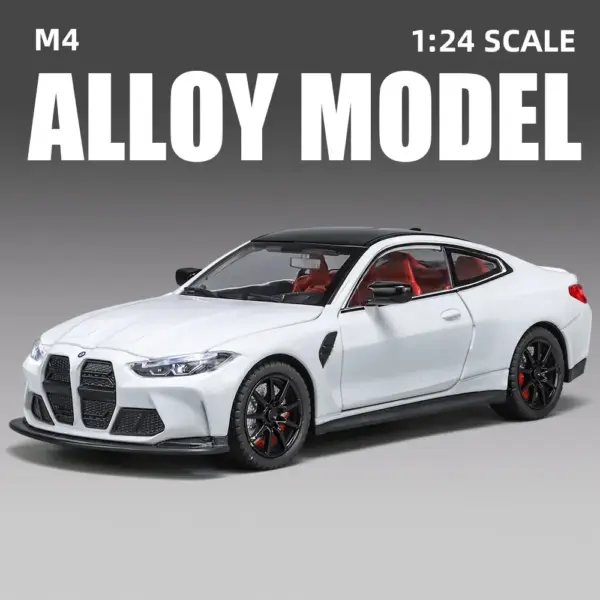 1:24 Scale M4 Alloy Diecast Car Model - Image 7