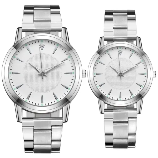 Couple's Quartz Watches Set - 2PCS Fashion - Image 5