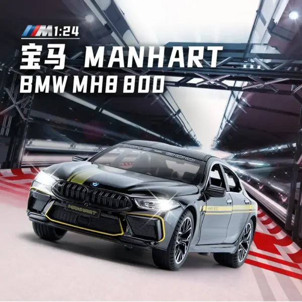 1:24 BMW M8 MH8 800 Diecast Alloy Model - Image 2