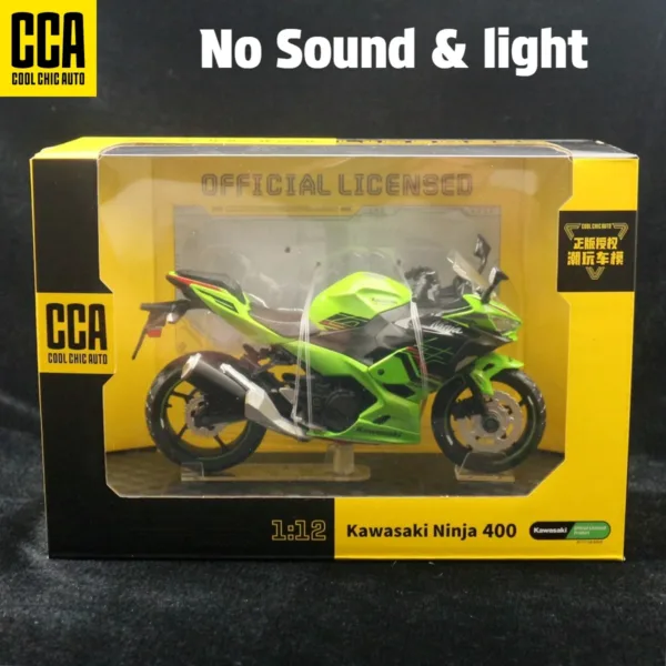 KAWASAKI Ninja 400 Diecast Motorcycle Model - Image 14