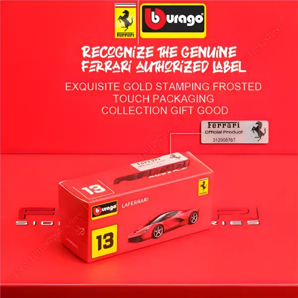 Bburago 1:64 Ferrari SF90 Diecast Model Car - Image 6