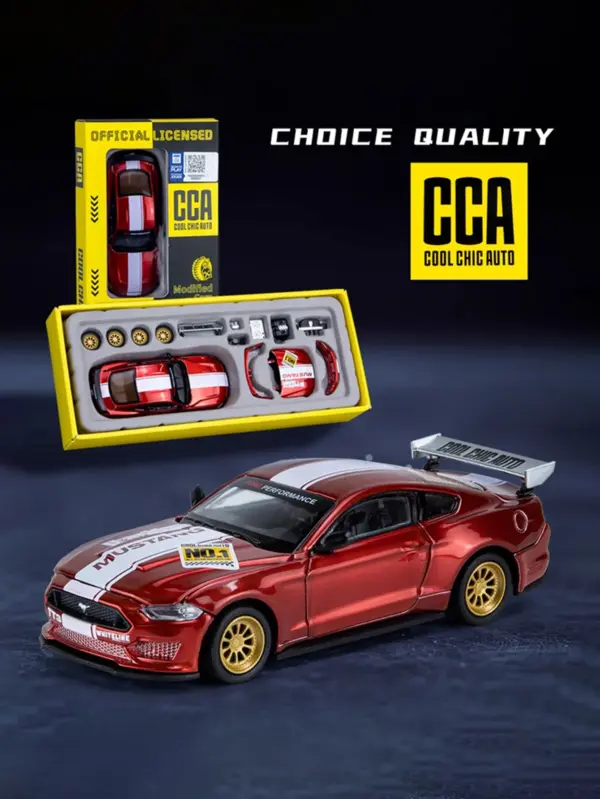 2018 Ford Mustang GT Die-Cast Model Car - Image 4