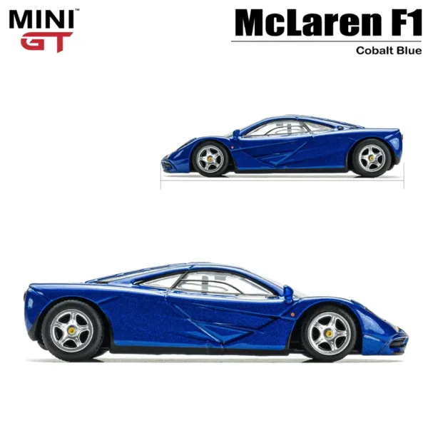 1/64 Scale McLaren F1 Cobalt Blue Diecast Model - Image 5