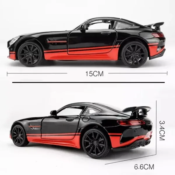 1:36 Diecast Alloy AMG GTR Car Model - Image 3