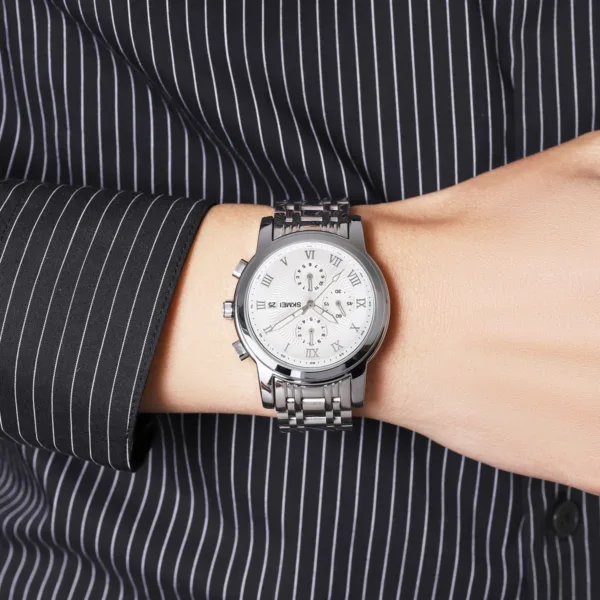 Men's Women's Stainless Steel Quartz Watch - Image 4
