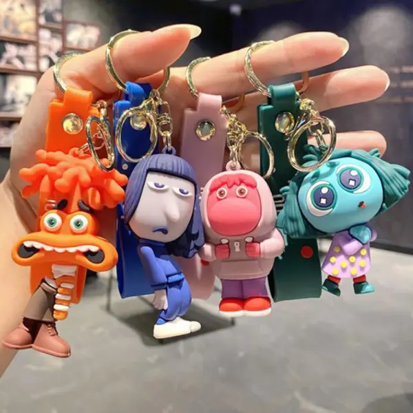 Inside Out 2 Kawaii Keychain Model Figure