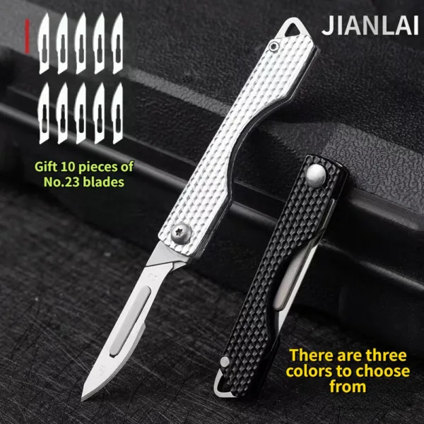 Folding EDC Knife with Stainless Steel Blade