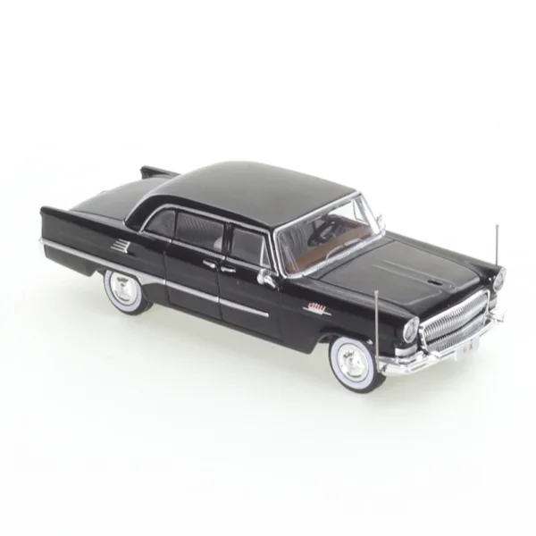 1/64 Scale Black Hongqi CA72 Model Car - Image 3