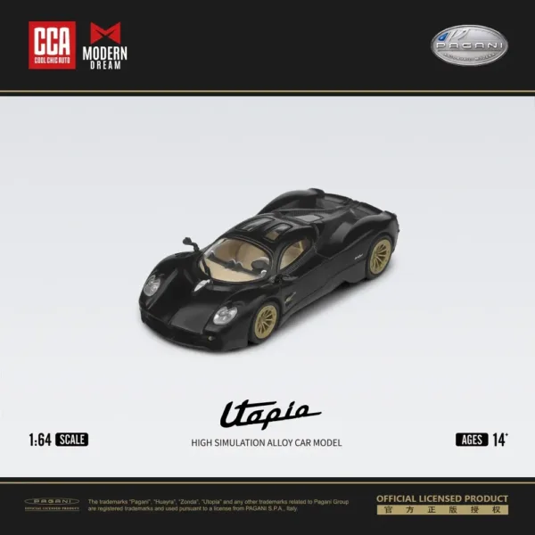 1/64 Pagani Utopia Diecast Metal Car Model - Image 3