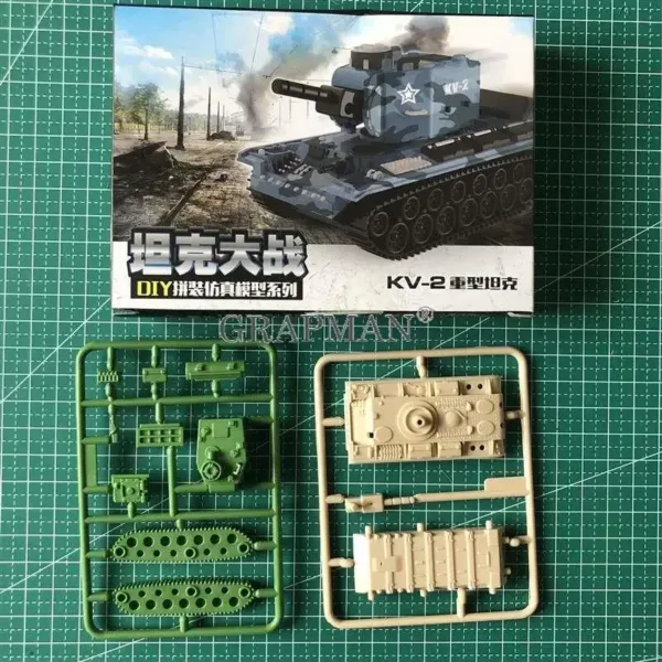 1/72 Scale Plastic Tank Model Set 30 Pieces - Image 8