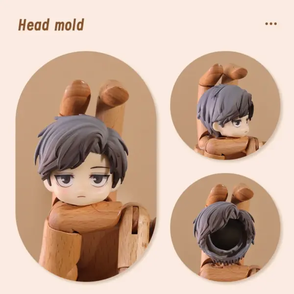 OB11 Doll Hair Replacement Head Mold Accessory - Image 2