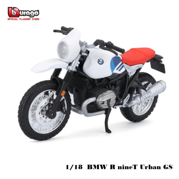 1:18 Bburago Honda Africa Twin Model Motorcycle - Image 26