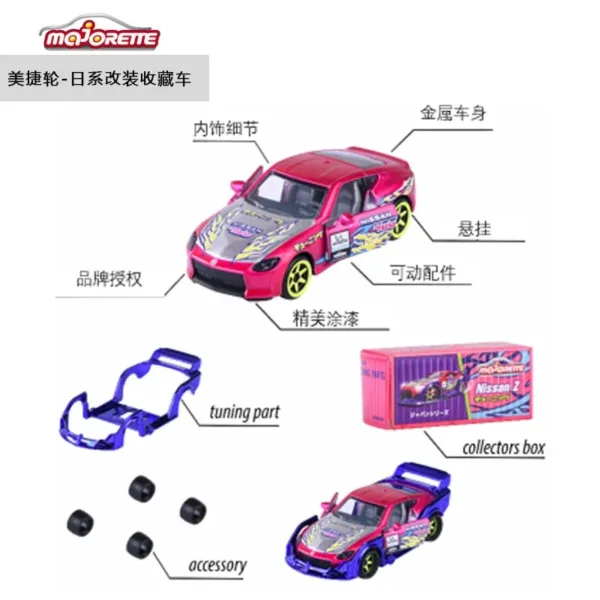 Majorette 1:64 Diecast Car Collection Set