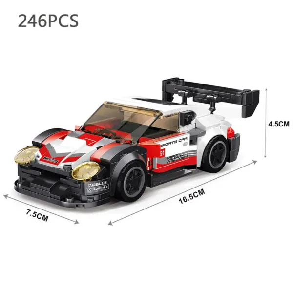 City Speed Champion Racing Car Building Blocks - Image 7