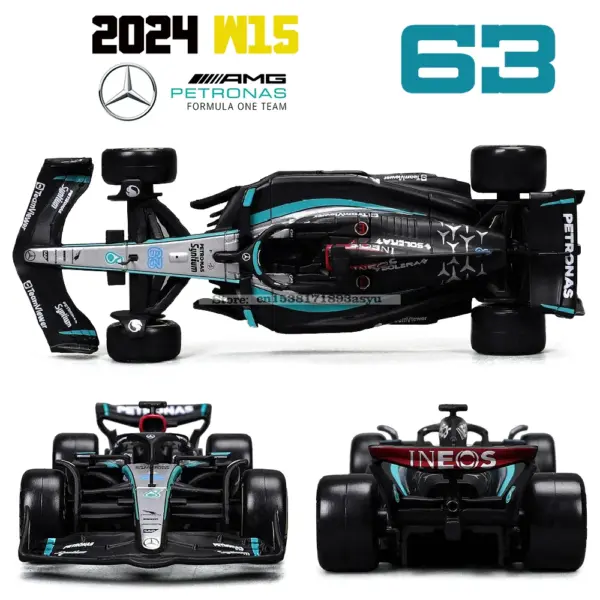 Bburago 1:43 Mercedes-AMG F1 Diecast Model - Image 4