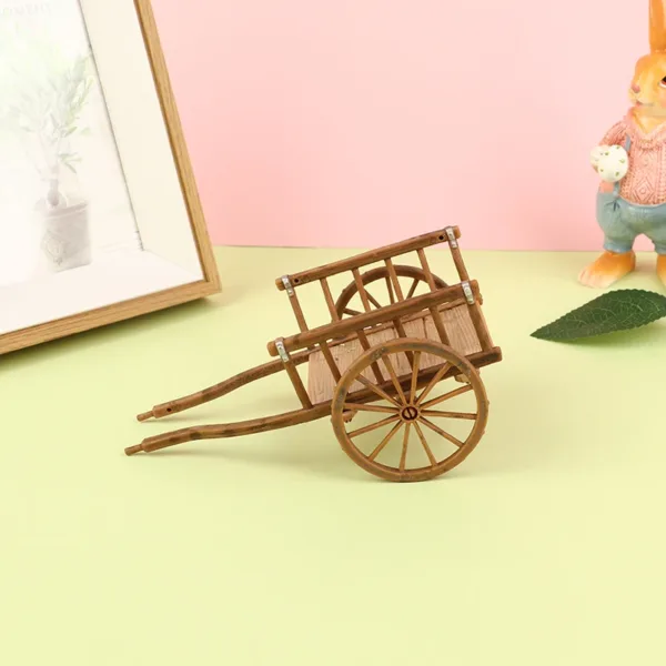 Miniature Assembled Cart Model for Dollhouse - Image 4