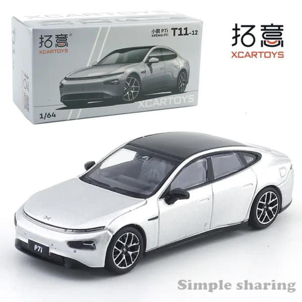 1/64 Scale XPENG P7 Diecast Model Car - Image 9