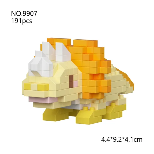 Cute Dinosaur Mini Bricks Building Set - Image 11