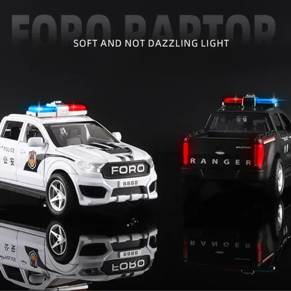 1:32 Ford F150 Police Diecast Toy Model - Image 3