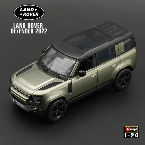 Bburago 1:24 Land Rover Defender Diecast Model - Image 3