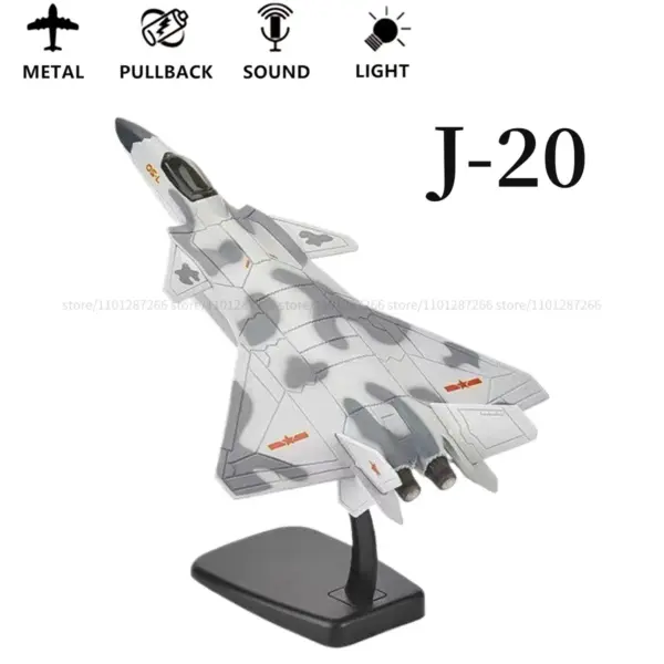 Pullback Jet Fighter Model with Lights and Sound - Image 16