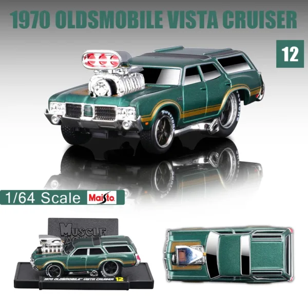 Maisto 1:64 Scale Classic Car Model Set - Image 41