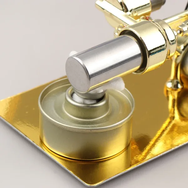 Gold Hot Air Stirling Engine Model - Image 7