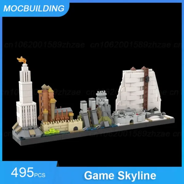 MOC Building Blocks NYC Skyline 549PCS Set - Image 11