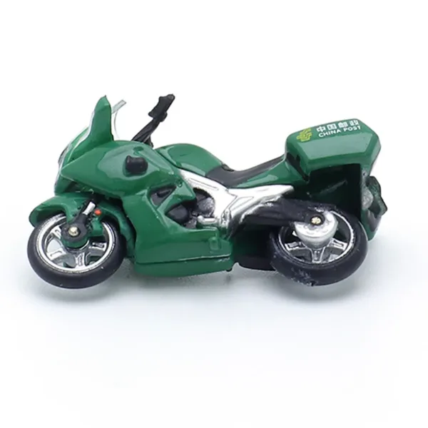 1/64 Scale Diecast Motorcycle Model Green - Image 6