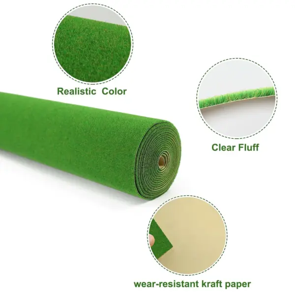 Green Grass Mat for Model Architectural Layout - Image 2