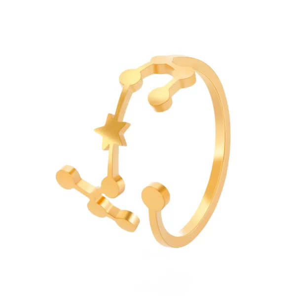 Zodiac Constellation Rings Set for Women - Image 15