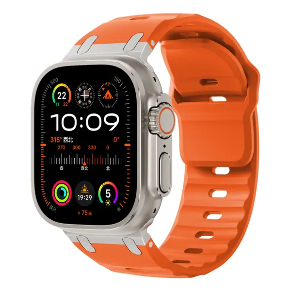 Rugged Silicone Sport Band for Apple Watch - Image 14