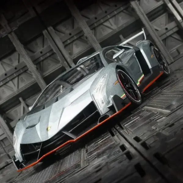 1:24 Lamborghini Veneno Diecast Car Model - Image 5