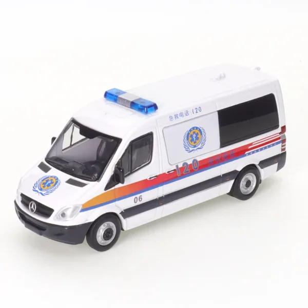 Mercedes Benz Ambulance Diecast Model 1:64 - Image 7